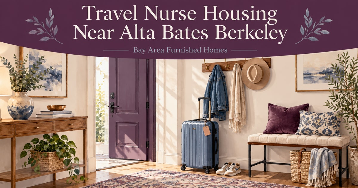 alta bates berkeley housing — Bay Area Furnished Homes