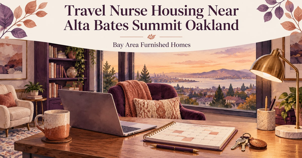 alta bates summit housing — Bay Area Furnished Homes