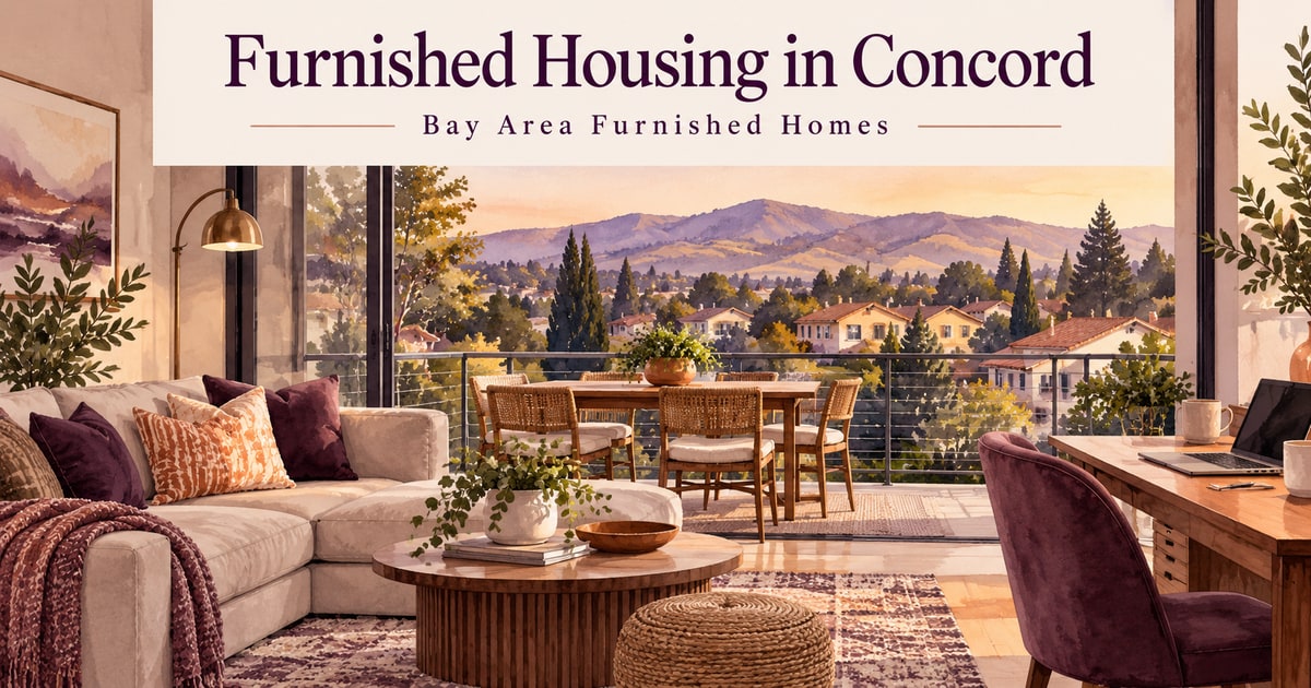 concord furnished housing — Bay Area Furnished Homes