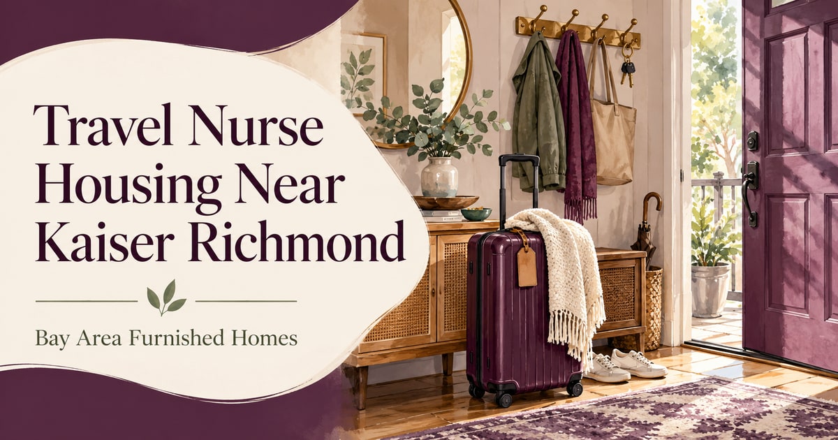 kaiser richmond housing — Bay Area Furnished Homes