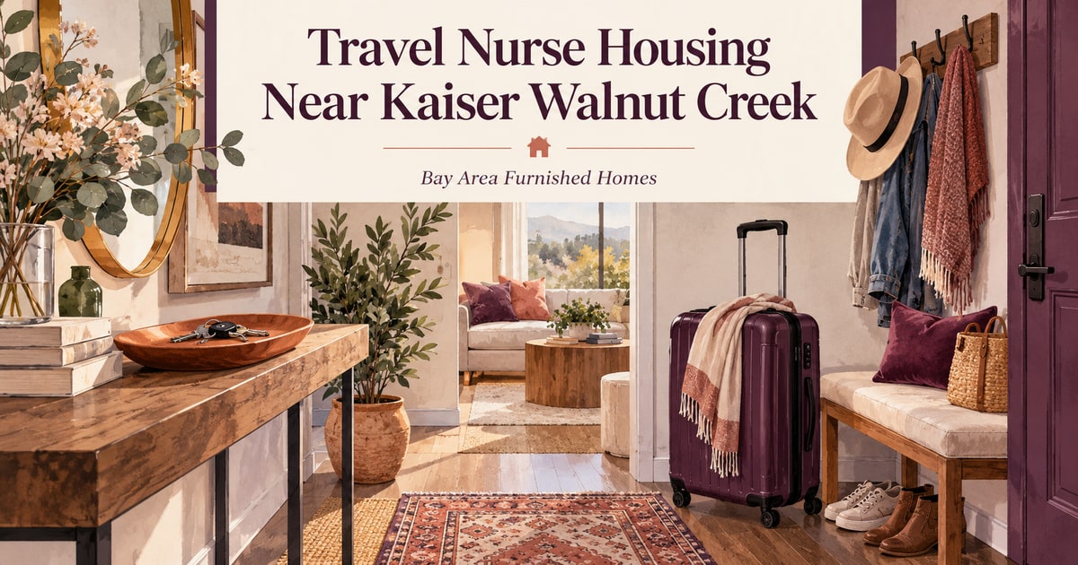 kaiser walnut creek housing — Bay Area Furnished Homes