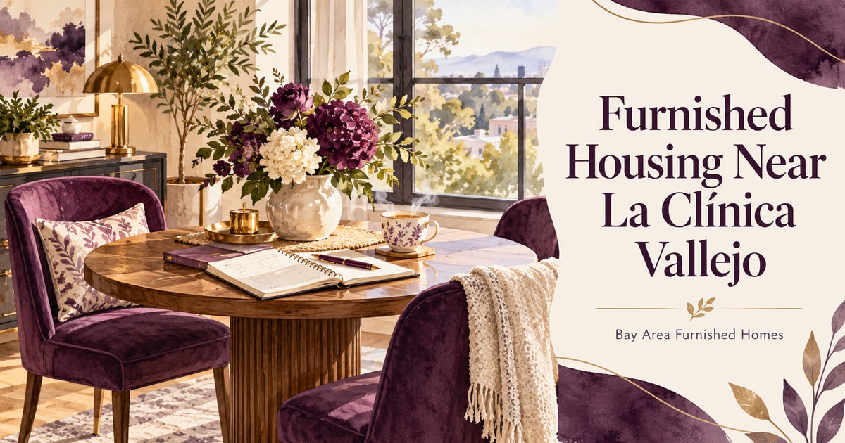 la clinica vallejo housing — Bay Area Furnished Homes