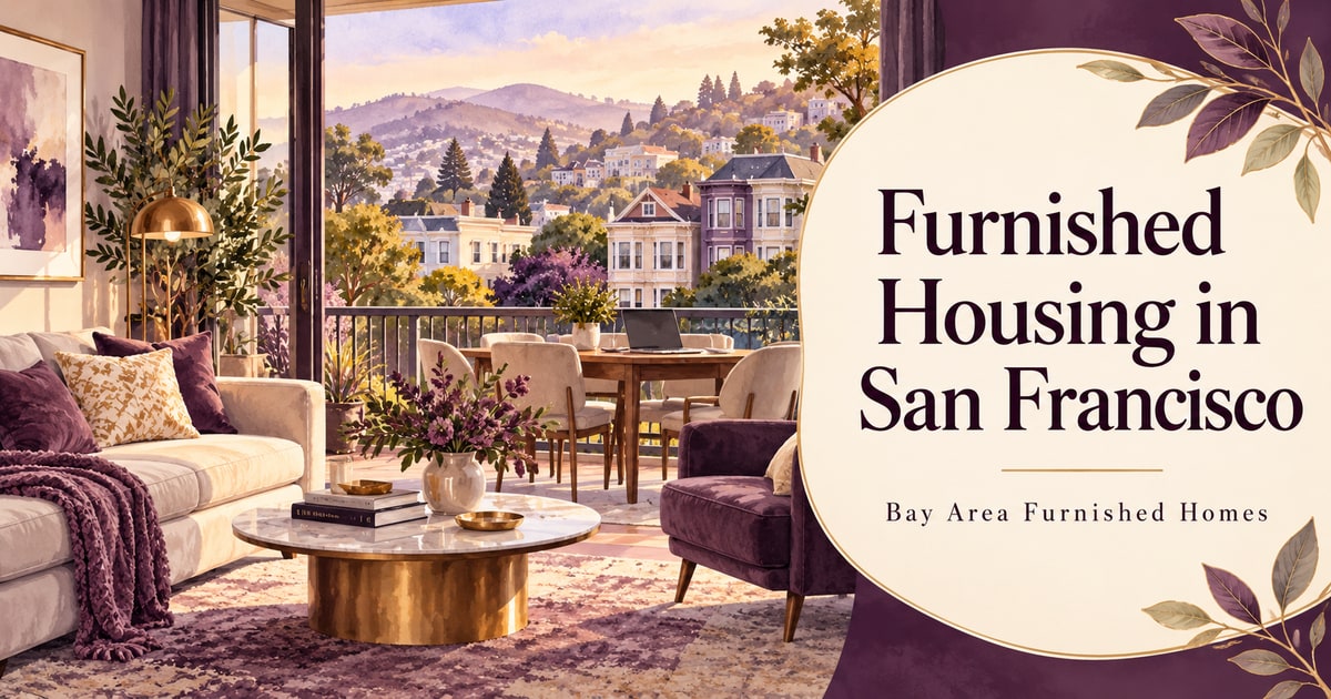 san francisco furnished housing — Bay Area Furnished Homes
