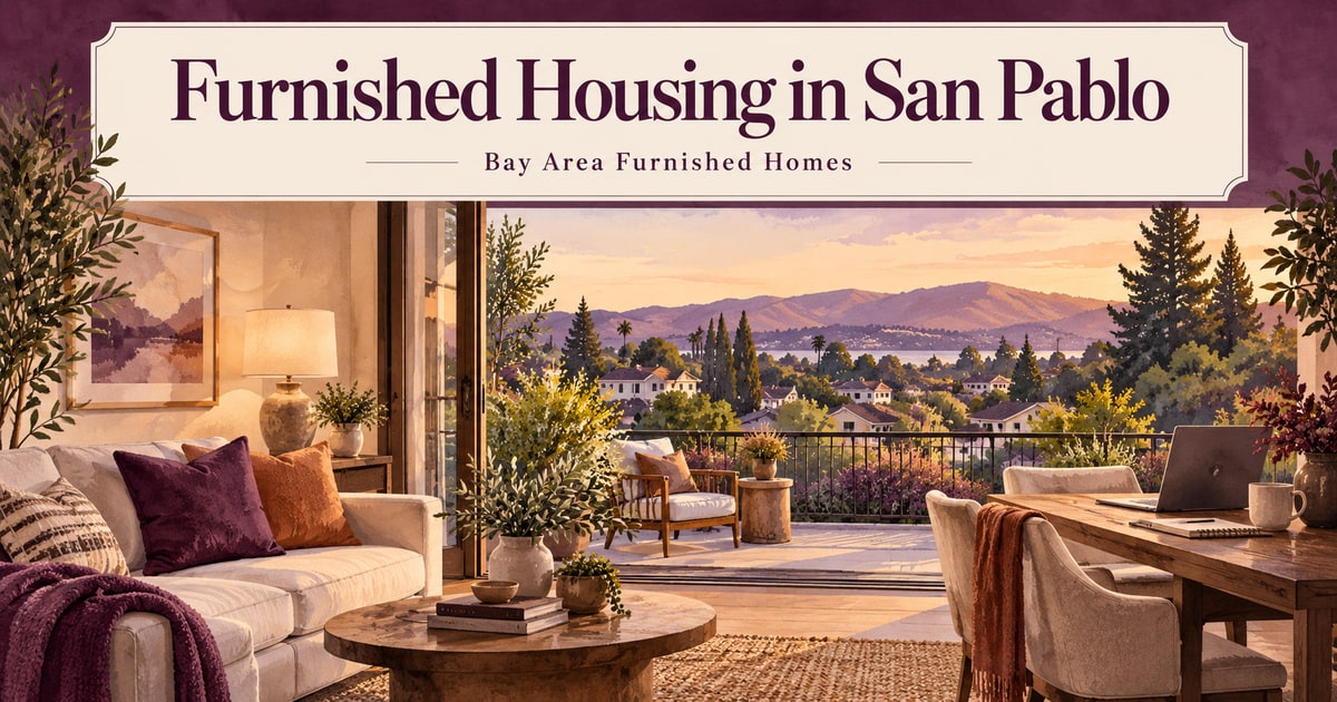 san pablo furnished housing — Bay Area Furnished Homes
