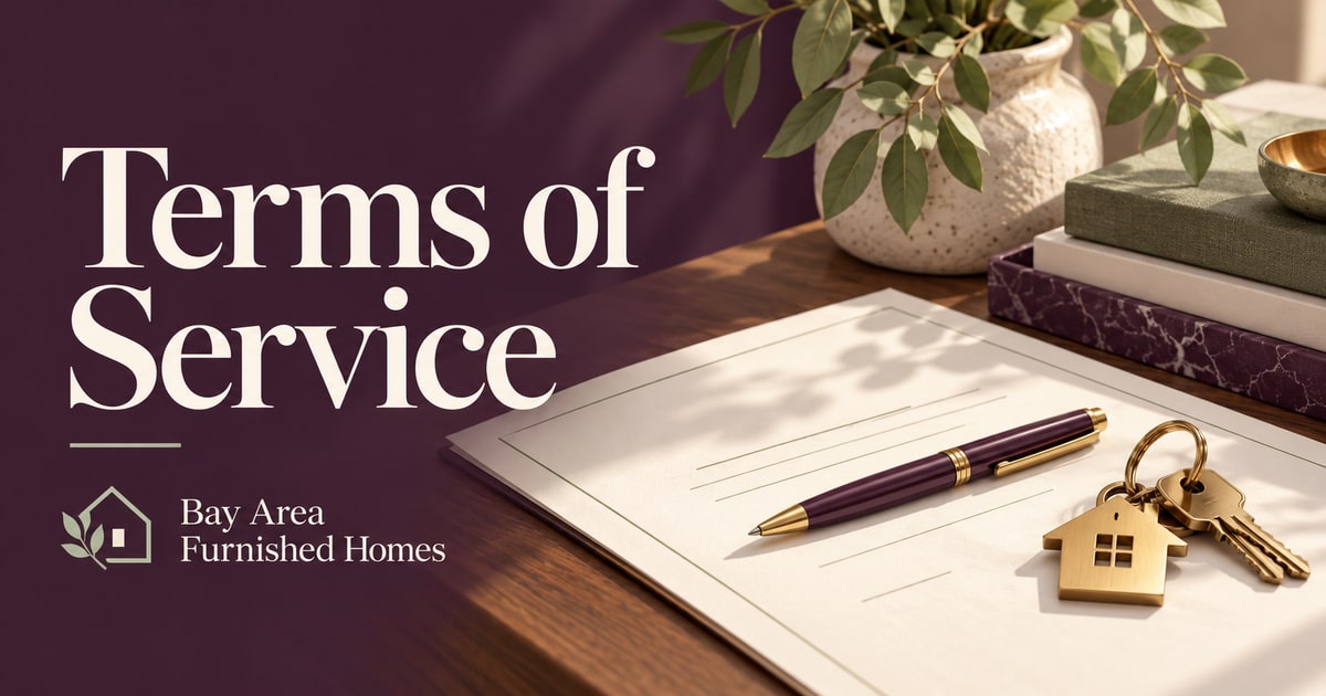 terms — Bay Area Furnished Homes