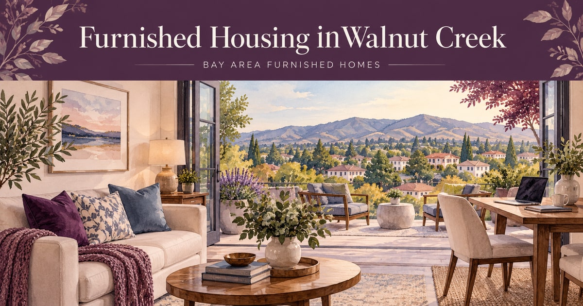 walnut creek furnished housing — Bay Area Furnished Homes